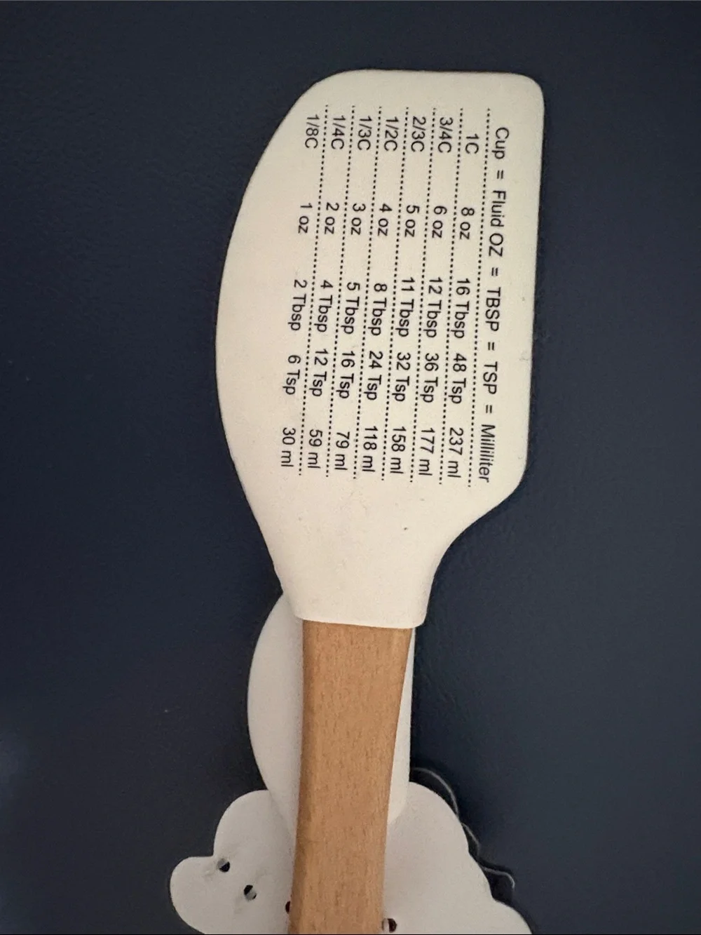 CWC Pink Floral Silicone & Wood Spatula Set - 3 Piece